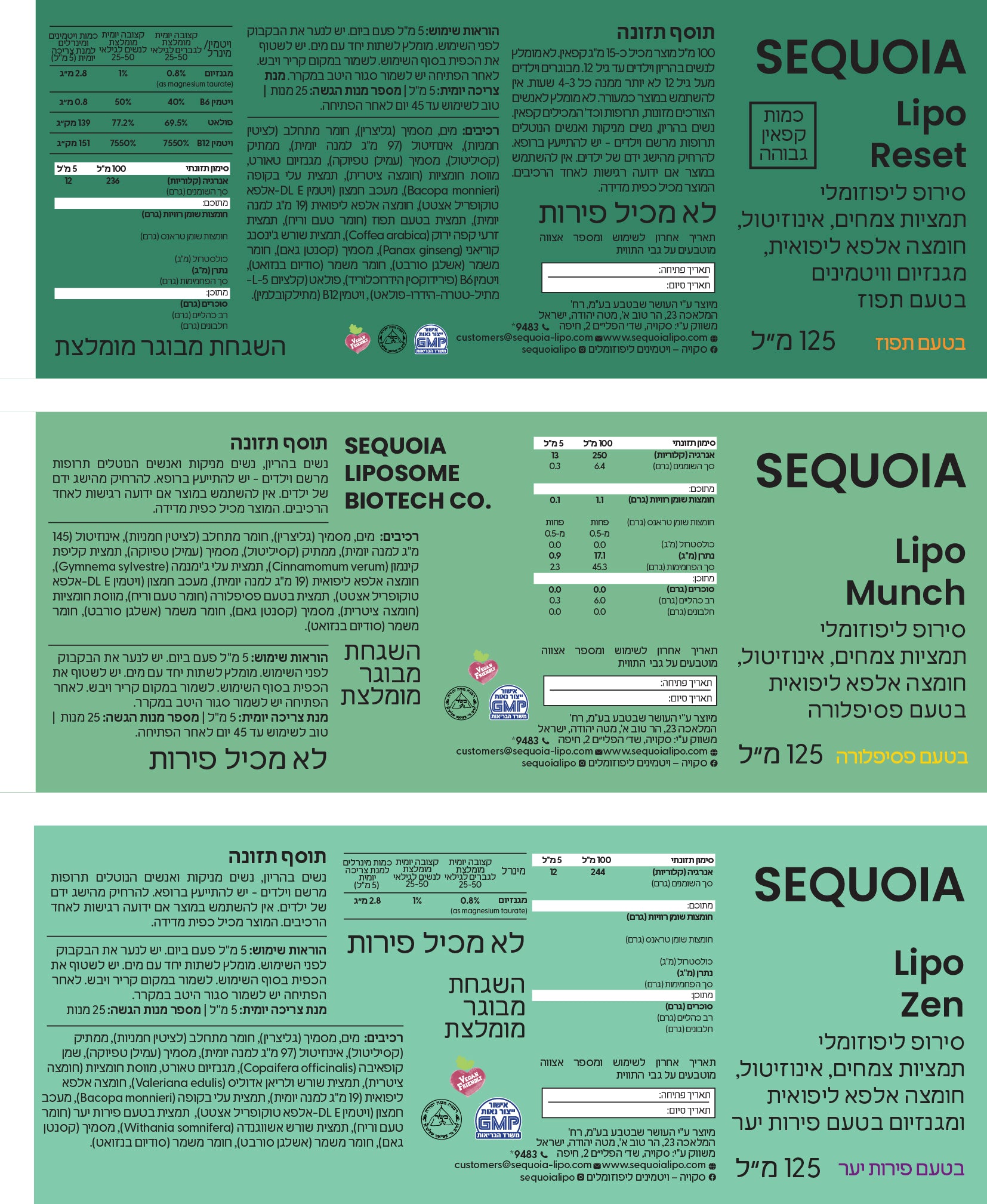 תווית המוצר