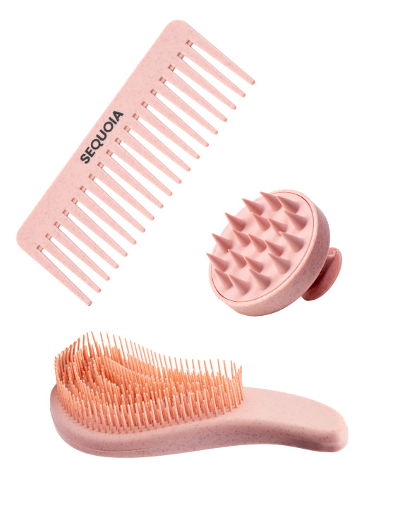 סט מברשות - 3 מברשות שיער